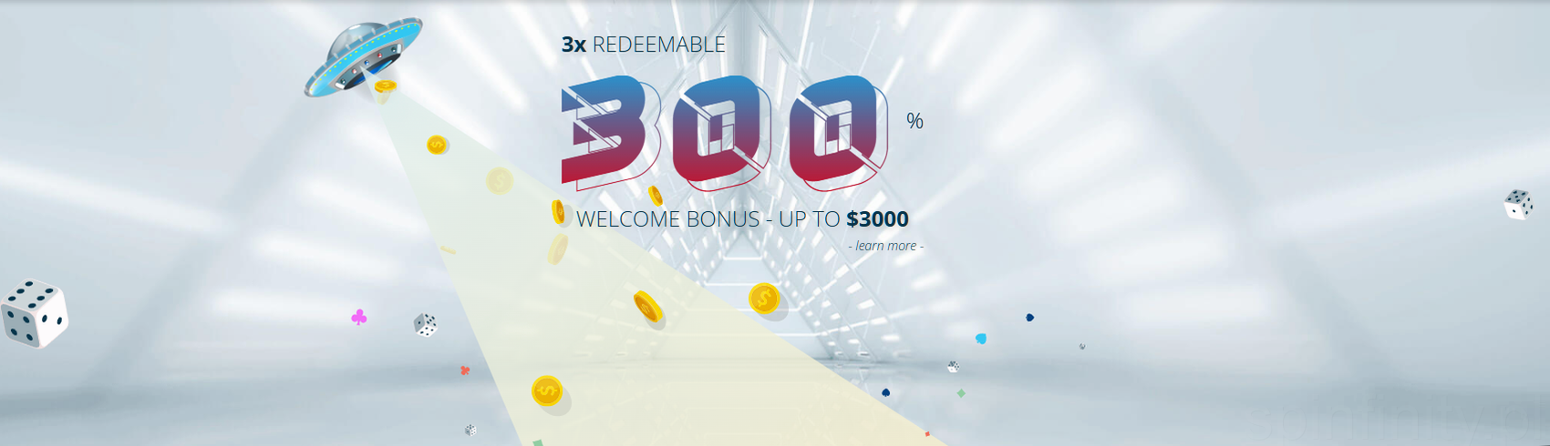 Spinfinity Casino bonus powitalny